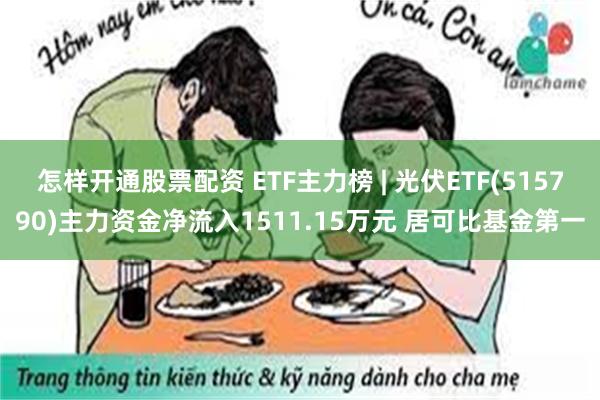 怎样开通股票配资 ETF主力榜 | 光伏ETF(515790)主力资金净流入1511.15万元 居可比基金第一